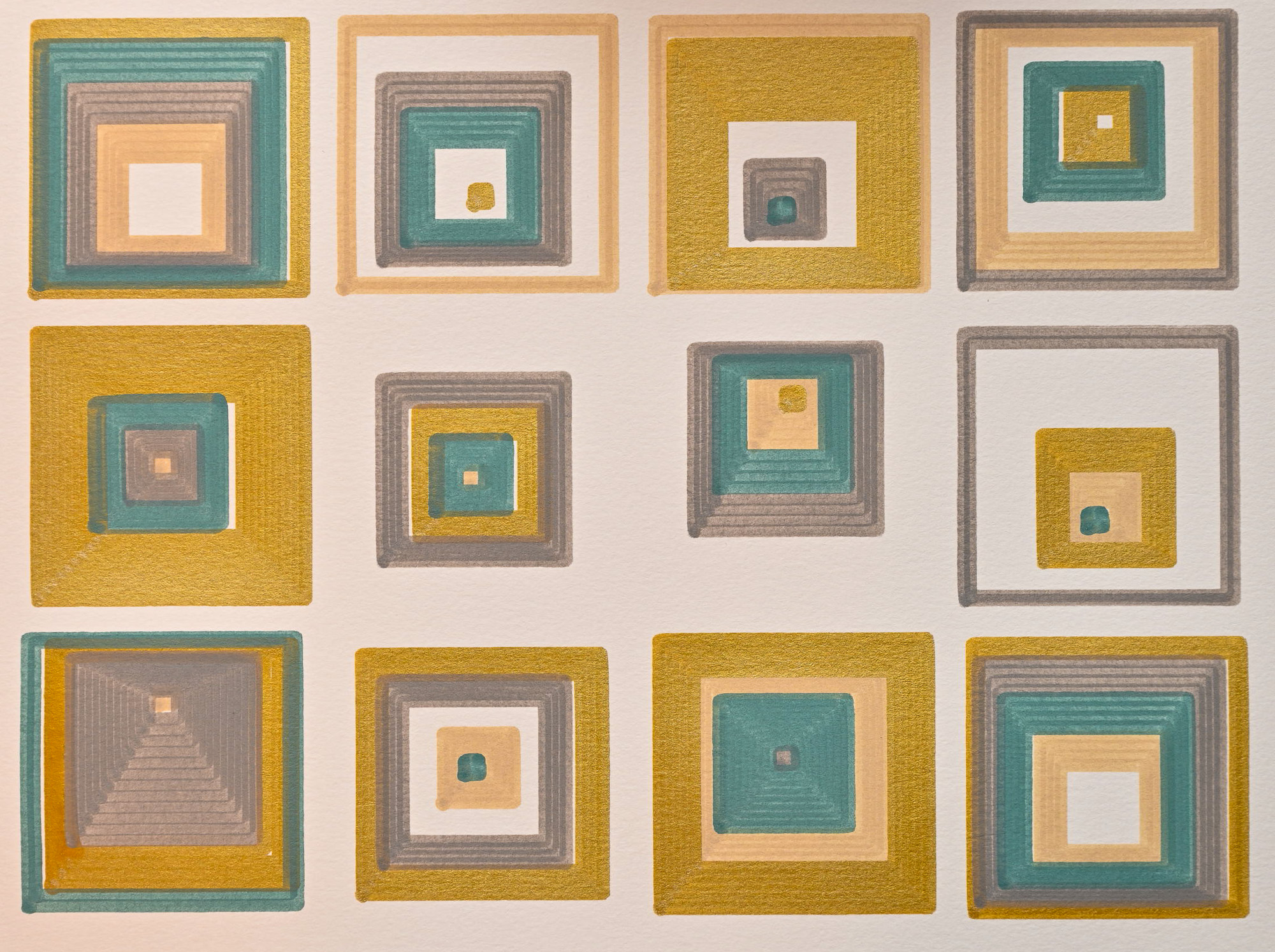 2023-11-28 Josef Albers Recursive Homage | gcode2dplotterart